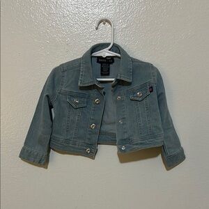 Limited Too Blue Cropped Jean Jacket